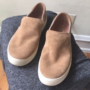 Men’s slip on suede shoes
